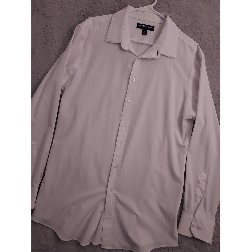 Mizzen Main Shirt Mens Extra Large Trim Fit Performance Stretch Leeward Casual